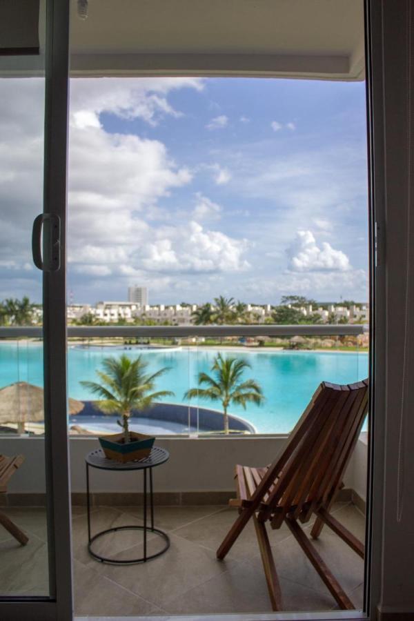 Departamento En Cancun Con 7 Albercas Tipo Playa Y Laguna Екстер'єр фото