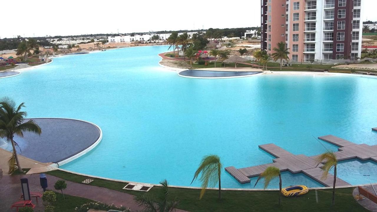 Departamento En Cancun Con 7 Albercas Tipo Playa Y Laguna Екстер'єр фото